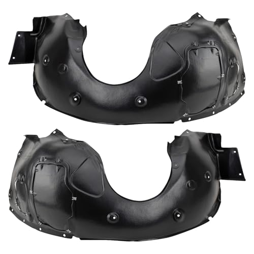 Image of TRQ Front Driver and Passenger Side Inner Fender Liner Set Compatible with 2003-2008 BMW Z4