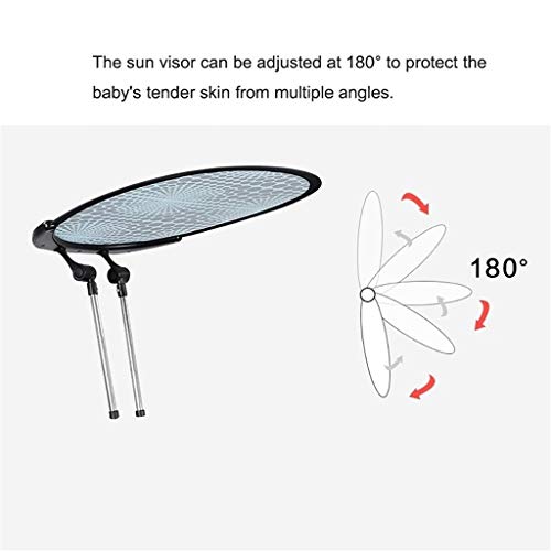 3 In 1 Kinderwagen Kinderwagen Kinderfiets Multifunctioneel Met Zonneklep Met Opvouwbaar Voetpedaal 2 Kleuropties (Kleur: Geel) (Wit) - Afbeelding 5