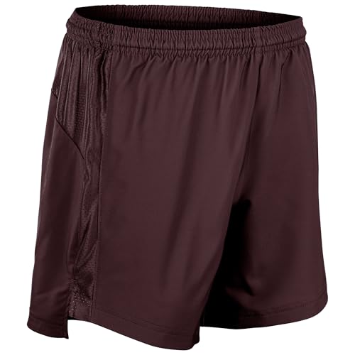 CHAMPRO Hat Trick Soccer Shorts, Men's 2X-Large, Maroon