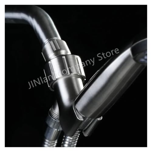 Support de bras de douche réglable en nickel brossé, design durable - 7