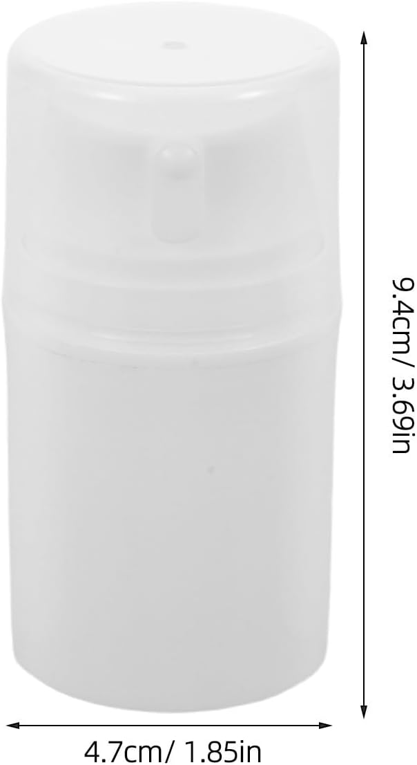 10pcs Ml White Pp Pump Bottle with Adjustable Dispensing