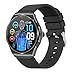 Produktbild Knauermann PRO 3 (2024) Schwarz - Gesundheitsuhr Smartwatch mit Telefoniefunktion - EKG + HRV und SOS Funktion - AMOLED Display- BT Bluetooth - Schlafapnoe - Edition 1, 14-24, rund