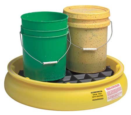 Uncovered, 600 Lb,Spill Containment Pallets, 5 Gal Spill Capacity,2041004025