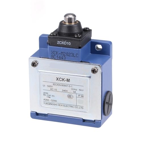 Interruptor de límite XCK-M110 con émbolo de acción momentánea y contactos 1NC+1NO