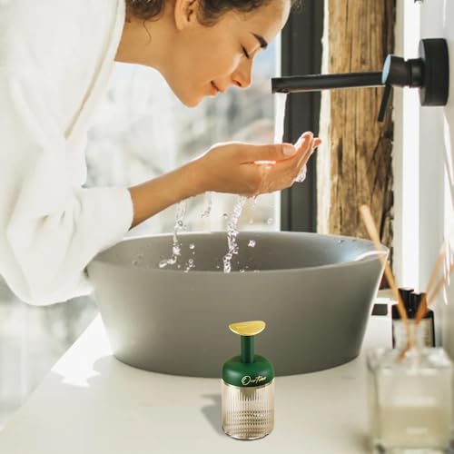 Dispensador de espuma de jabón elegante para organizar tu baño de forma transparente 4