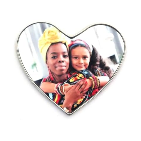 Personalised Heart Photo Fridge Magnet for Memories Cover