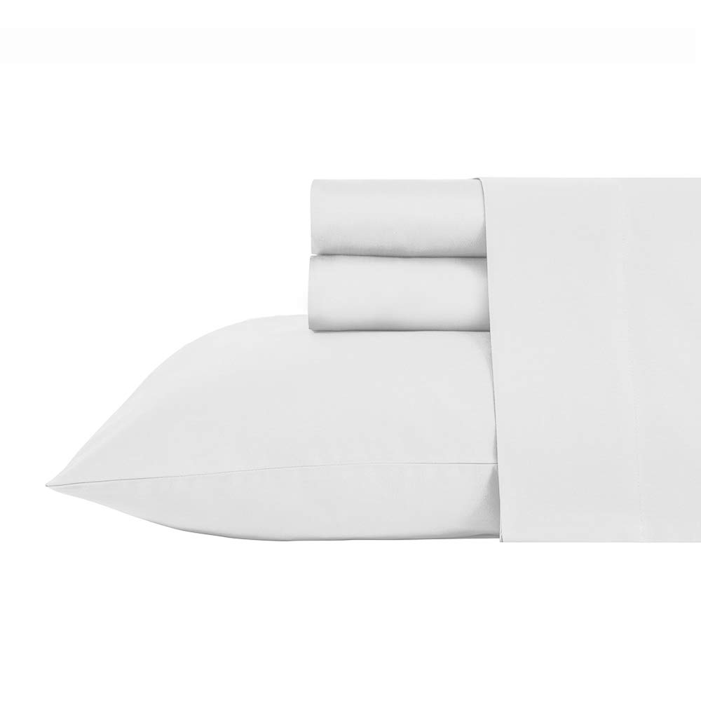 Lavish Lux Bedding Queen Bed Sheet Set - 600 Thread Count 100% Cotton Sateen - Hypoallergenic Bedding, White