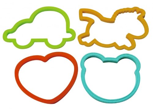 Au Sycomore cc32088  Imitación  Cocina  4 moldes para Tortitas  Surtido