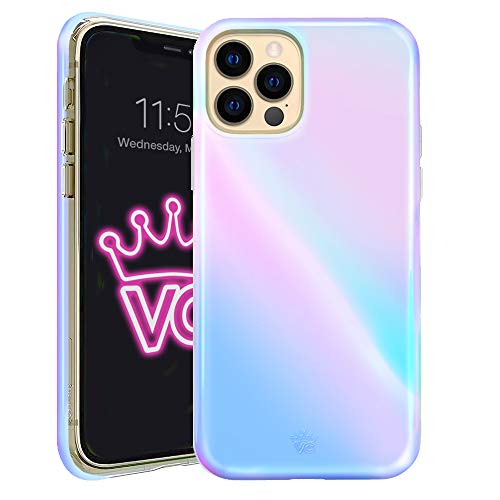 Velvet Caviar Case for iPhone 12 Pro Max [8ft Drop Tested] Cute Protective Cases for Women (Holographic Nebula)