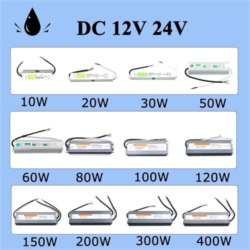 Transformateur LED 12V 200W étanche IP67 pour alimentation électrique extérieure - 3