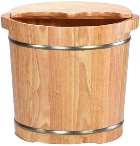 Spa de pies de madera para uso doméstico con tapa miniatura 1