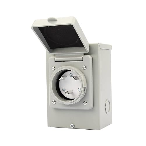 Caja de alimentación de entrada NEMA TT-30P 30 AMP 125V ETL Listado por LifeSupplyUSA