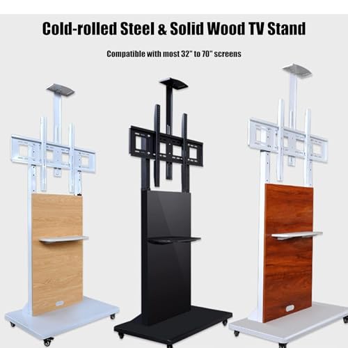 Soporte Móvil Universal para TV 32" a 70" Negro miniatura 2