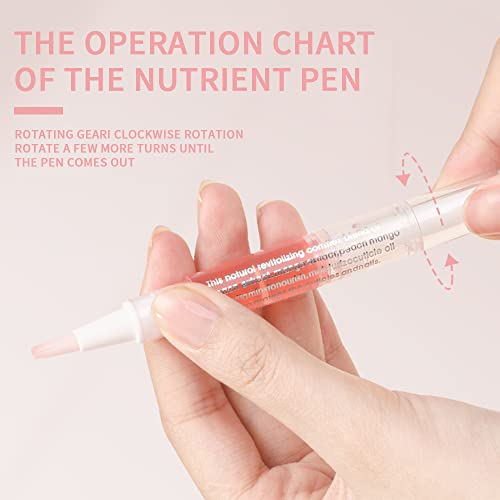Sullmar 6PCS NAIL CUTICLE OILS PEN 6Pcs Cuticle Oils Pen Nourishment Pens 6 Smell Revitalizer thumb #2