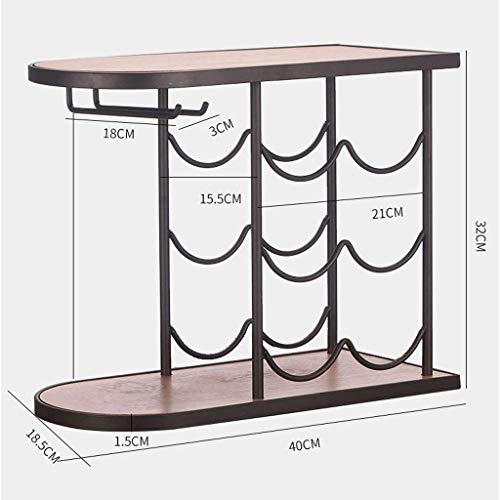 Soporte para botellas creativo para 6 unidades miniatura 4