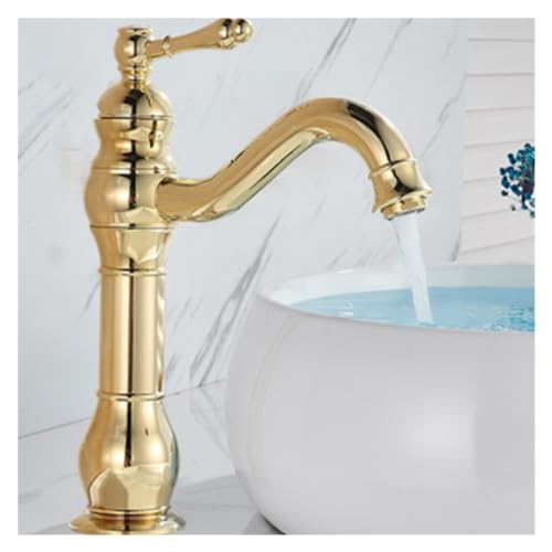 Robinet retro monte sur comptoir pour vasque de salle de bain