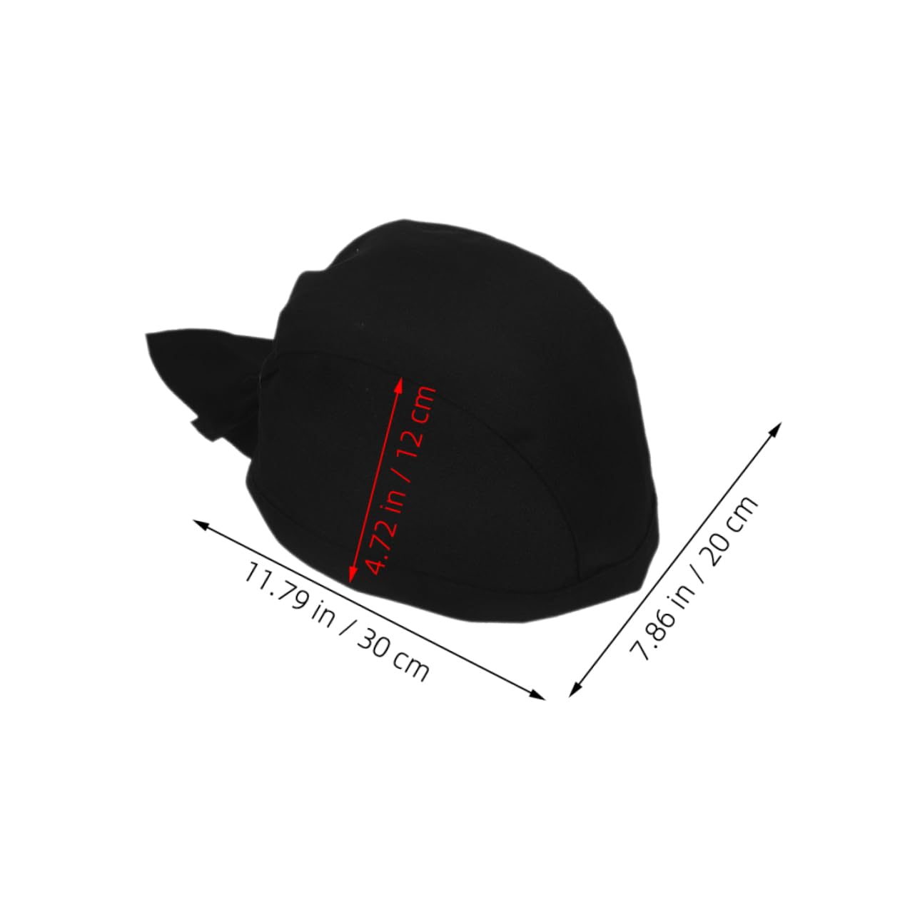 Gatuida 12 Pezzi Cappelli da Cuoco in Cotone Nero per Ristorante | Hotel e Sala, Vestibilità Sicura, Stile Professionale Moderno, Uso Versatile