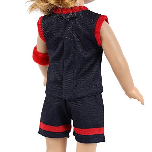 Fundolls FUNBASKET-001 14 Inch Girl Doll Soccer Clothes And Accessories thumb #4