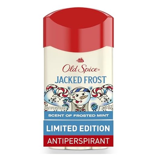 Old Spice Antiperspirant & Deodorant for Men, Holidudes Limited Edition, 24/7 Sweat Protection, Stocking Stuffer, Jacked Frost Frosted Mint Scent, 2.6 oz