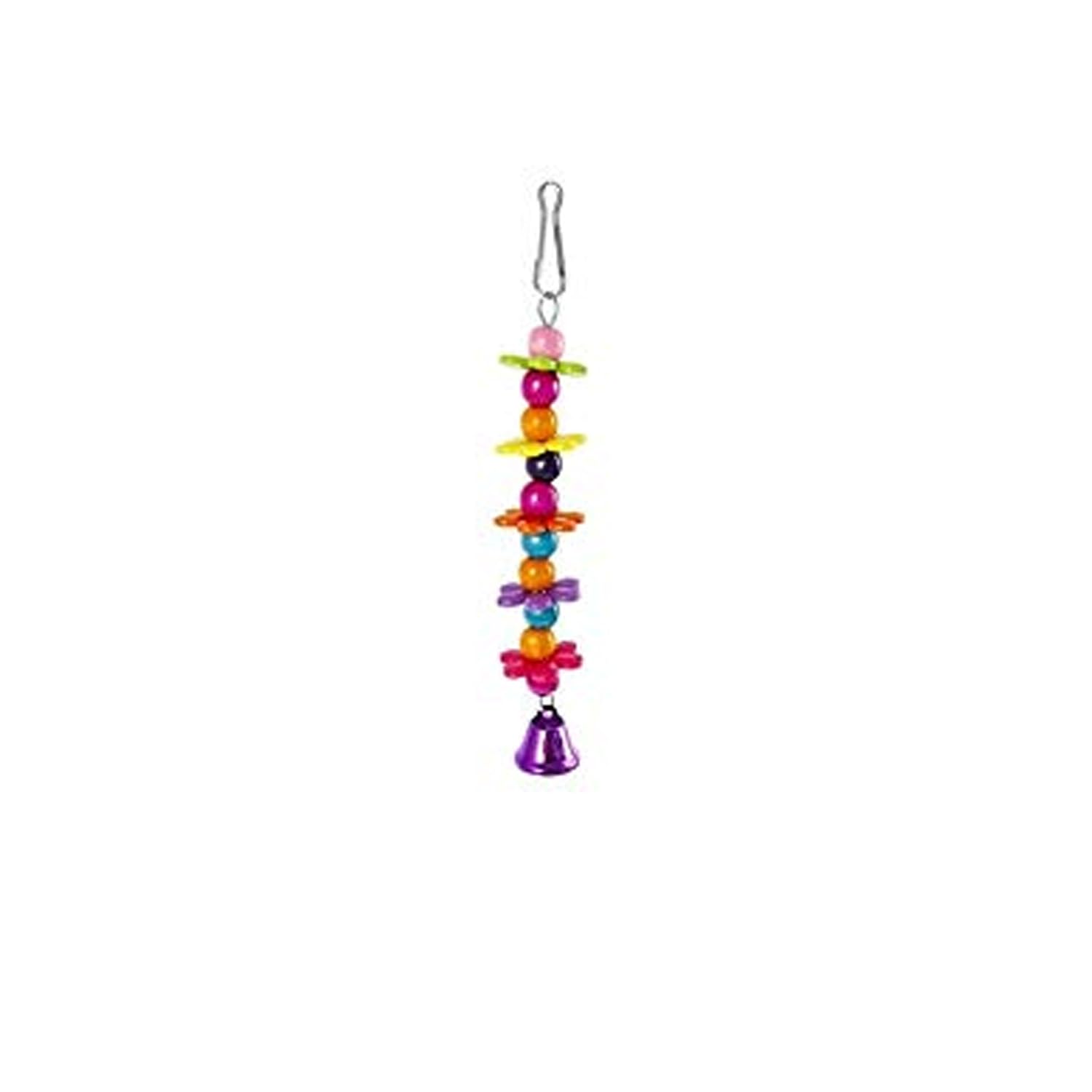 Emily Pets Bird Swing Chewing Toys Hanging Bell with Hammock Birds Cage Toys Suitable for Small Parakeets (B08VHZMDLK) Amazon Price History, Amazon Price Tracker