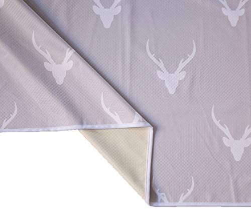 Baby Mat | Splat Mat For Under Portable High Chair | Baby Floor Mat | Baby Mat | Craft Mat | Anti Slip | My Deer | Jazdup #TOP1