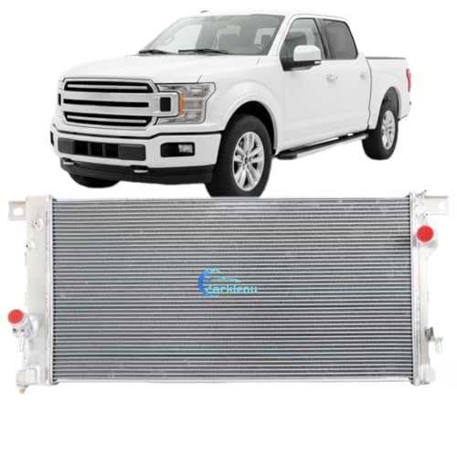Zarklenu AA5052 Aluminum Radiator for 2015-2020 Ford F-150, 2018-2021 Expedition, Lincoln Navigator 2.7L 3.3L 3.5L 5.0L