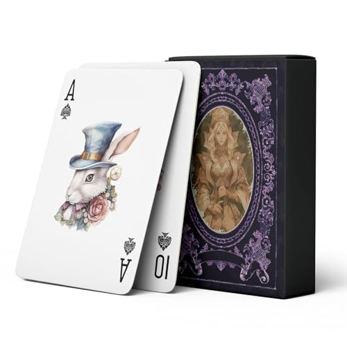 Baraja de póker retro con 54 cartas ilustradas