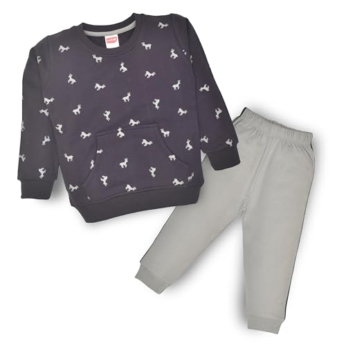 Image of LuvLap Baby Boys Full Sleeve Boys Sweatshirt & Pyjama Set PO1
