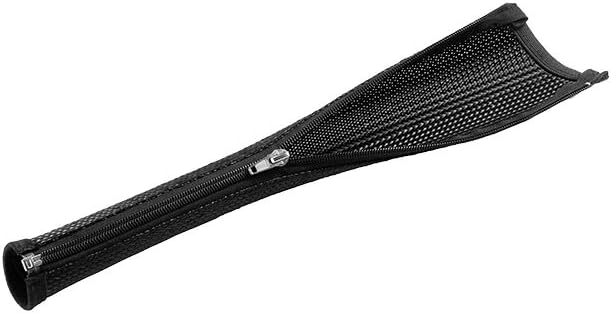 Zipped Cable Sleeve 30" Length (Black) by Uplift Desk