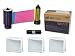 IDP 659366 Color Ribbon - YMCKO - 250 Prints with Bodno Premium CR80 30 Mil Graphic Quality PVC Cards - Qty 300