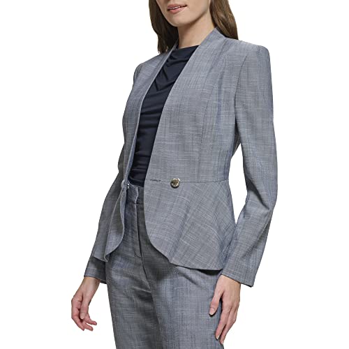 Tommy Hilfiger Women's One Button Peplum Blazer3