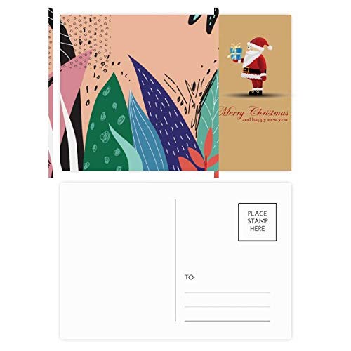 Cartes postales Père Noël abstraites lot de 20 pour partager vos émotions
