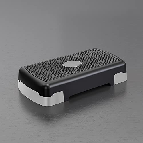 LTLCLZ 45Cm Adjustable Fitness Pedals Aerobic Step Platform Exercise Board for Home Yoga Pedal Fitness Equipment Exercise Aerobic Step,Gray