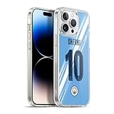 Head Case Designs Officially Licensed Manchester City Man City FC Rayan Cherki 2025/26 Players Home Kit 1st Group Gel Case Compatible with Apple iPhone 13 Pro Max & Compatible with MagSafe