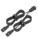 6.5 Feet 2 Pin Splitter Lead Y Power Cable for Electric Recliner and Lift Chairs, 2 Motors to 1 Power Supply, Compatible with Okin, Limoss, Lazboy, Pride, Catnapper