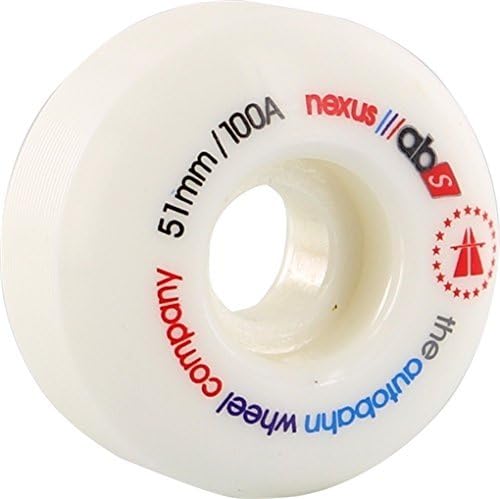 Wheel Company Nexus White Skateboard Wheels - 51mm 100a (Set of 4)
