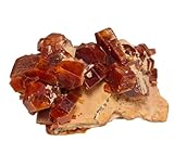  Vanadinite sur barytine Maroc Pierre minérale fossile de guérison cristal fossiles