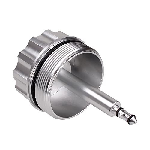 BARTOO Aluminum Oil Filter Housing Cover Cap Compatible with BMW 323 E36 323i / 328i, E46 328i, E39 523i / 528i - Thumbnail 3