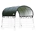 ShelterLogic 51530 10' x 10' Powder Coated Green Corral Shelter Livestock Shade