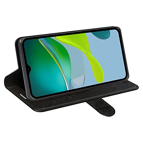 Capa Capinha Carteira Para Motorola Moto E13 Tela De 6.5 Case Flip Couro (Preta)