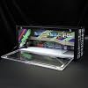 Vitrina de exhibición a escala 1/64 con luz LED - Garaje estilo contenedor | Compatible con autos Hot Wheels, Matchbox y Mini GT, apilable, para exhibir autos y figuras de colección 4