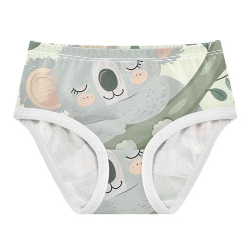 Cute Koala Bear Tree Leaves Cute Panties Girl Girls Underwear Toddler Cotton Designer Briefs Underpants 2t - Main Image