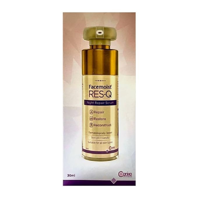 Face Moist Res-Q Night Repair Serum, 30ml, with Retinol and Hyaluronic Acid-picture-12