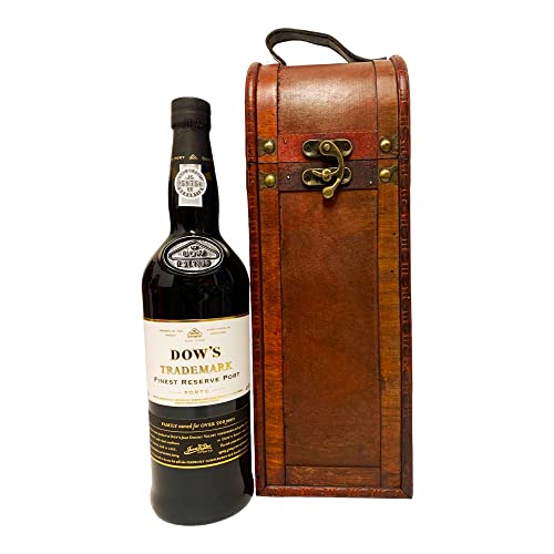 Dow's Trademark Finest Reserve Port 75cl Presented in a Gothic Style Wooden Box