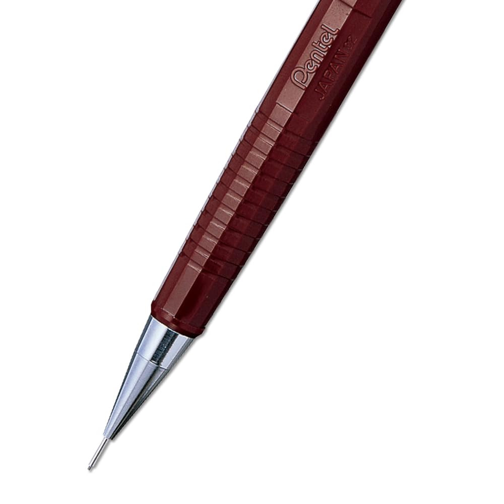 Pentel Sharp 200 P203 Druckbleistift, 0.3 mm, Härtegrad HB, braun (12 Stück)