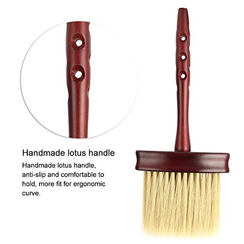 Barber Salon Neck Face Duster Cleaning,Hairdressing Hair Cut Sweep Brush Hairbrush,Barber Accessories for Home and Salon, Neck Duster Brush Hair Sweeping - Image 3