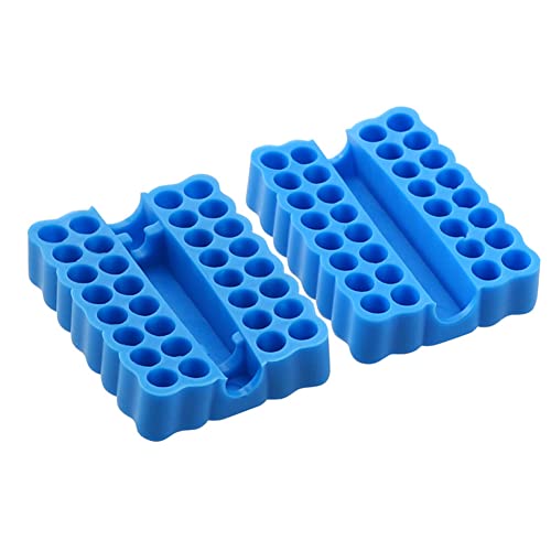 LIZHOUMIL Organizador multifuncional para puntas de destornillador de 32 agujeros con vástago hexagonal para guardar puntas de destornillador (32 agujeros) Cover