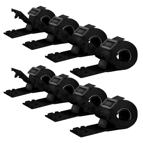 Linxor - Lot de 8 Sangles avec Pince Crocodile pour Tout Type d'enrouleur de bâche à Bulles