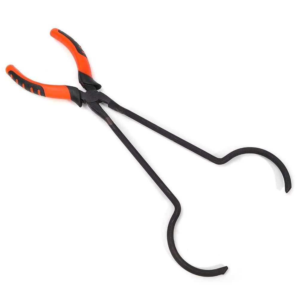 Salmue Crucible Tong Gold Melting Furnace Holder Clamp, 13" Steel Crucible Tong Gold Melting Furnace Holder Clamp, Crucible Tongs for Casting Precious Metals Jewelry Making Tool - Image 7