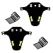Price comparison product image Mountain Bike Mudguards, 2 Pieces Compatible with MTB Enduro BMX Bike 20 26 29" Front and Rear (Yellow)
